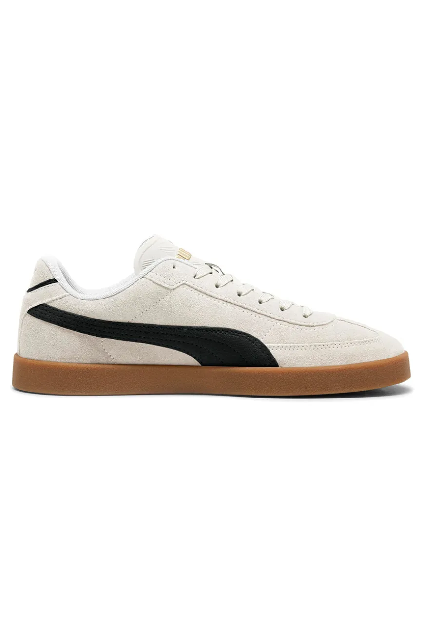 Puma Club II Era Suede – Beige Wildleder-Sneaker mit Gummisohle