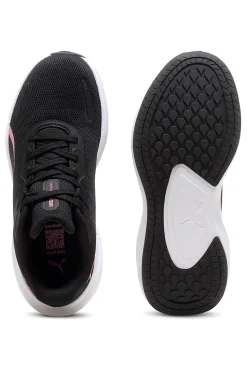 Puma – Skyrocket Lite – Schwarze Laufschuhe mit rosa Details