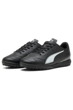 Puma Vitoria II TT Jr Schwarze Synthetik-Fußballschuhe