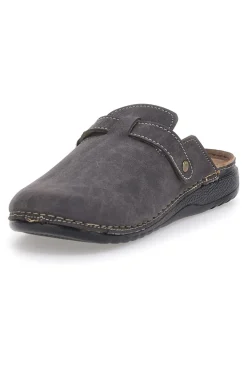 Sabot marroni con fibbia decorativa Jasonstone B001