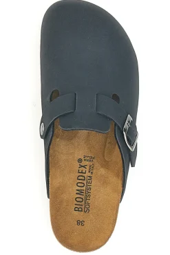 Sabot nero sottopiede in vera pelle Biomodex 32850