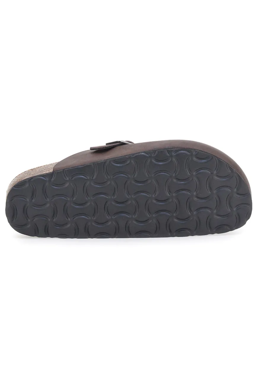 Sabot testa di moro sottopiede in vera pelle Biomodex 32850