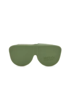 Salva occhiali verde in silicone flessibile Indigeno Metropolitano 3
