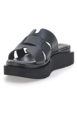 Sandali Aperti Neri in Vera Pelle con Platform PITTARELLO ROCK 5983