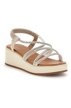 Sandali argento con platform Cafè cost 808814