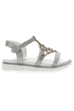 Sandali Argento Con Strass Energy 535