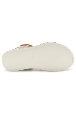 Sandali beige con fascia intrecciata suola comfort Plocadi Bza9052612