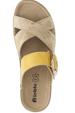 Sandali beige con fibbia comfort Inblu 46 CN