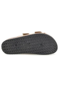 Sandali beige con fibbie e borchie Me & me 15617