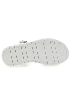Sandali bianche e argento con applicazioni floreali Laura Biagiotti 96109489