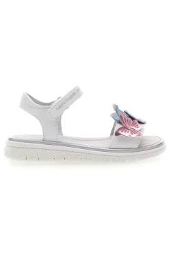 Sandali Bianchi con Applique Colorate e Velcro LAURA BIAGIOTTI 96139491