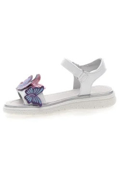 Sandali Bianchi con Applique Colorate e Velcro LAURA BIAGIOTTI 96139491
