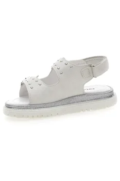 Sandali bianchi con borchie GRAZIE GIRL 229376