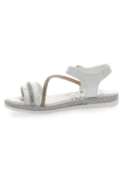 Sandali Bianchi con Cinturino Grazie Girl 14311