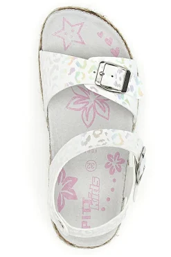 Sandali Bianchi Con Cinturino Pitt Kids 14452