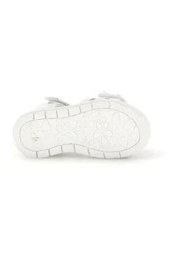 Sandali bianchi con cuori argento Grazie girl 200C574