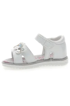 Sandali Bianchi con Farfalle e Doppio Velcro GRAZIE GIRL 15018