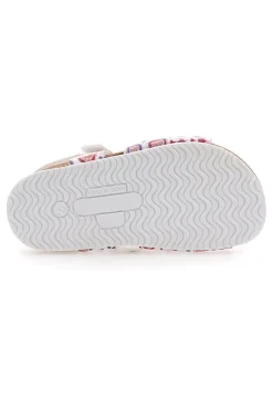 Sandali bianchi con stampa cuori Pittarello Bio 257A745SR