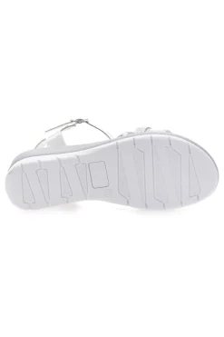 Sandali Bianchi e Argento con Platform Mio Tempo 2495