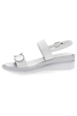 Sandali Bianchi e Argento con Platform Mio Tempo 2482