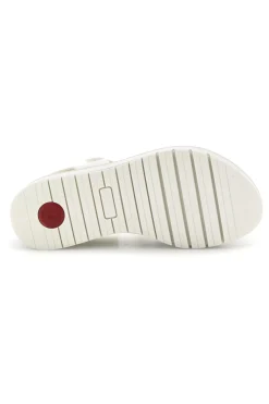 Sandali bianchi e beige con fasce incrociate Imac 1080700295526