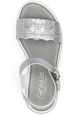 Sandali Bianchi Eleganti da Cerimonia Grazie Girl 11244159