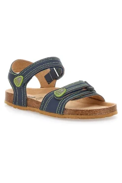 Sandali Blu con Chiusura in Velcro ASSO 64135