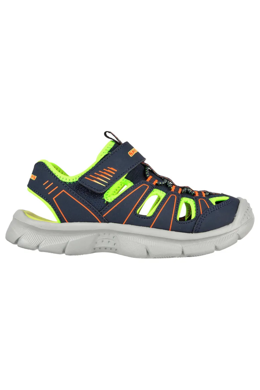Sandali Blu da Bimbi Skechers Relis-Valder