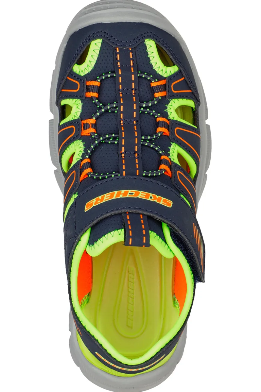 Sandali Blu da Bimbi Skechers Relis-Valder