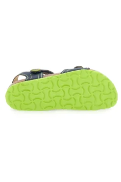 Sandali Blu e Verdi casual da Bimbi Asso 13569