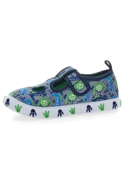 Sandali Blu e Verdi con Velcro DINAUSO S8020127T