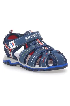 Sandali blu fisherman con Velcro Pitt Kids 14116
