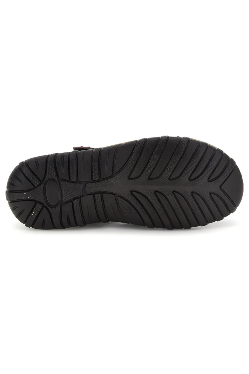 Sandali blu in vera pelle traforata Pittarello eco 2613004