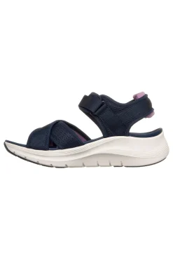 Sandali blu navy con fasce incrociate regolabili Skechers ARCH FIT 2.0 SANDAL FEELIN' BRIGHT