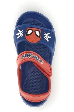 Sandali blu rosso leggero con chiusura a strappo Spiderman R1310681S01