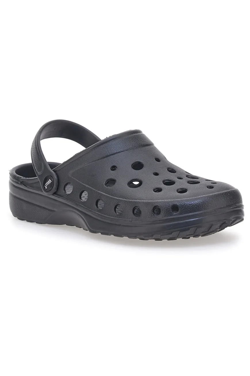 Sandali clog neri da uomo leggeri e pratici Woz 4