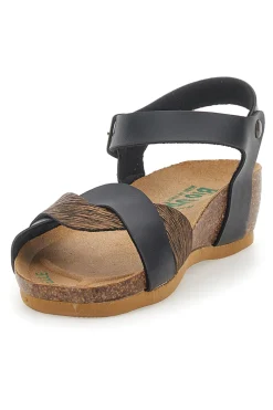 Sandali con Cinturino Neri Bio Up 22711