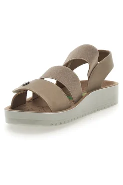 Sandali con Elastico Taupe Eco Bio 221494