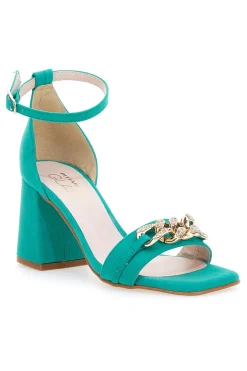 Sandali con Tacco Pittarello Glam 3436 Verde Acqua
