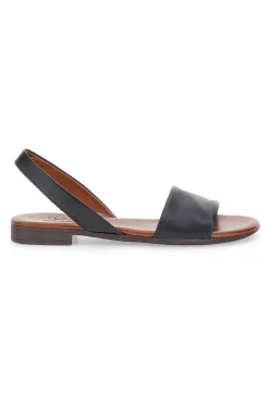 Sandali Flat Neri In Pelle Pittarello Look 225140