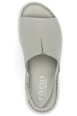Sandali Grigi con Elastico Posteriore in Vera Pelle PITTARELLO FOCUS 3316134