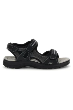 Sandali grigi con strappi in velcro Jerpoint CN15