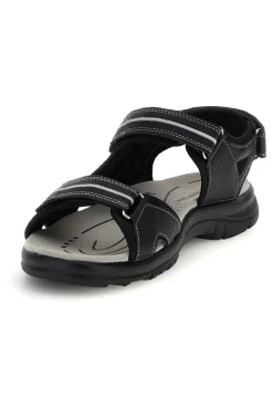 Sandali grigi con strappi in velcro Jerpoint CN15