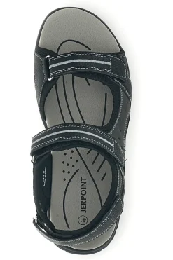 Sandali grigi con strappi in velcro Jerpoint CN15