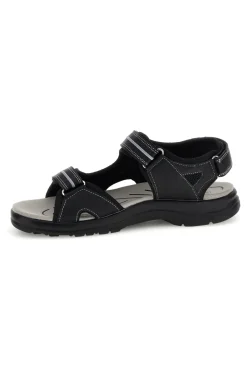 Sandali grigi con strappi in velcro Jerpoint CN15