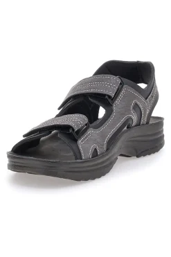 Sandali Grigi Con Strappi in Velcro Inblu 28 RY