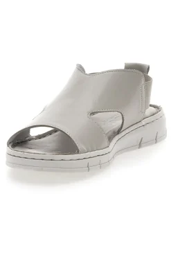 Sandali Grigio con Elastico E Tomaia in Pelle Incrociata PITTARELLO FOCUS 3324926