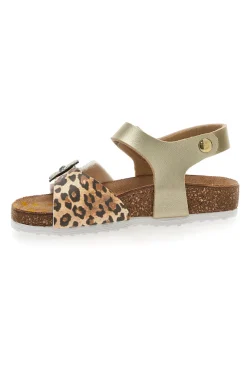 Sandali Leopardati con Velcro Pittarello Bio 257741