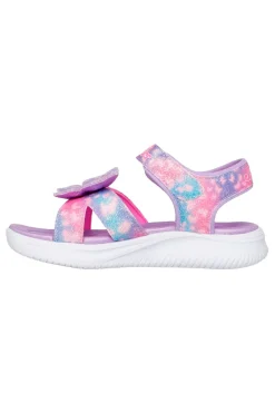 Sandali lilla con farfalla luminosa Skechers Jumpsters Sandal Butterfly Brights