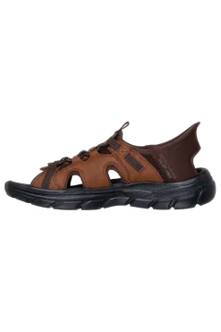 Sandali Marroni Skechers Hands Free Slip-ins Relaxed Fit: Revolted - Merrick